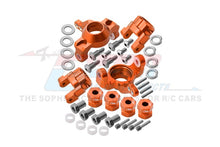 Load image into Gallery viewer, ALUMINIUM FRONT C-HUB &amp; KNUCKLE ARM (5 DEGREE CASTER) - 4PCS SET (FOR RR10 BOMBER / WRAITH / WRAITH AX90045) RR019021/5D
