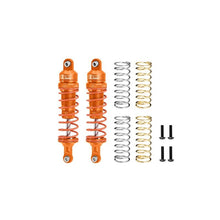 Load image into Gallery viewer, ALLOY FRONT SHOCKS 87MM FOR TRAXXAS 1/10 RUSTLER 4X4 VXL / SLASH 4X4 LOW-CG / HOSS 3S / FORD F-150 RAPTOR R / FORD FIESTA ST RALLY / STAMPEDE / BIGFOOT RUS4087F
