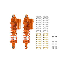 Load image into Gallery viewer, ALLOY REAR L-SHAPE PIGGY BACK SHOCKS 102MM For TRAXXAS 1/10 RUSTLER 4X4 VXL / SLASH 4X4 LOW-CG / HOSS / FORD F-150 RAPTOR R / FORD FIESTA ST RALLY / STAMPEDE / BIGFOOT RUS4102R/L
