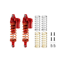 Load image into Gallery viewer, ALLOY REAR L-SHAPE PIGGY BACK SHOCKS 102MM For TRAXXAS 1/10 RUSTLER 4X4 VXL / SLASH 4X4 LOW-CG / HOSS / FORD F-150 RAPTOR R / FORD FIESTA ST RALLY / STAMPEDE / BIGFOOT RUS4102R/L
