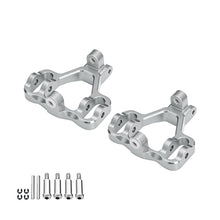 Load image into Gallery viewer, ALLOY FRONT/REAR C-HUB  WITH STEEL 
KING PIN&amp;SCREWS&amp;WASHERS - 1PR SET 
(SAV, SAX) SAV1019
