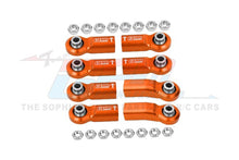 Load image into Gallery viewer, ALUMINUM CLOCKWISE AND ANTICLOCKWISE BALL ENDS FOR ORIGINAL REAR LINK BAR  - 8PC SET
 SCX6160R/BE
