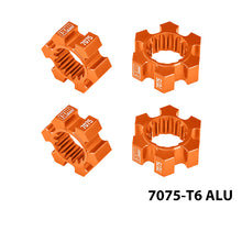 Load image into Gallery viewer, ALUMINIUM 7075-T6 WHEEL HEX HUBS SET TXM010/10N/2
