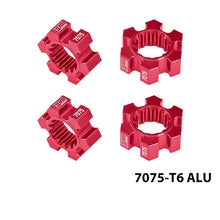 Load image into Gallery viewer, ALUMINIUM 7075-T6 WHEEL HEX HUBS SET TXM010/10N/2
