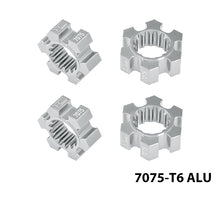 Load image into Gallery viewer, ALUMINIUM 7075-T6 WHEEL HEX HUBS SET TXM010/10N/2
