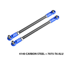 Load image into Gallery viewer, 4140 CARBON STEEL ADJUSTABLE FRONT STEERING ROD WITH 7075 ALLOY ENDS TXM047S
