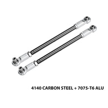 Load image into Gallery viewer, 4140 CARBON STEEL ADJUSTABLE FRONT STEERING ROD WITH 7075 ALLOY ENDS TXM047S

