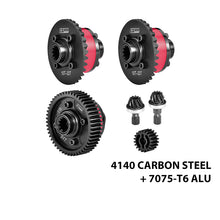 Load image into Gallery viewer, (No Diffs Oil) 4140 MEDIUM CARBON STEEL +7075 ALLOY FRONT &amp; CENTER &amp; REAR COMPLETE DIFFERENTIAL TXM1251
