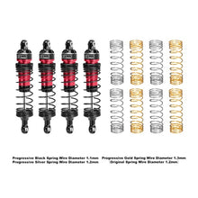 Load image into Gallery viewer, 6061 ALLOY FRONT AND REAR ADJUSTABLE SPRING SHOCK 87MM TXMM087FR
