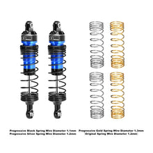 Load image into Gallery viewer, 6061 ALLOY FRONT/REAR ADJUSTABLE SPRING SHOCK 87MM TXMM087F/R
