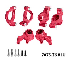 Load image into Gallery viewer, ALUMINUM 7075 FRONT C-HUBS &amp; FRONT STEERING BLOCKS &amp; REAR STUB AXLE CARRIERS SET
 TXMS192122N
