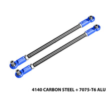 Load image into Gallery viewer, 4140 CARBON STEEL ADJUSTABLE FRONT STEERING ROD WITH 7075 ALLOY ENDS XRT047S
