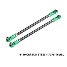 Load image into Gallery viewer, 4140 CARBON STEEL ADJUSTABLE FRONT STEERING ROD WITH 7075 ALLOY ENDS XRT047S
