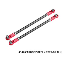 Load image into Gallery viewer, 4140 CARBON STEEL ADJUSTABLE FRONT STEERING ROD WITH 7075 ALLOY ENDS XRT047S

